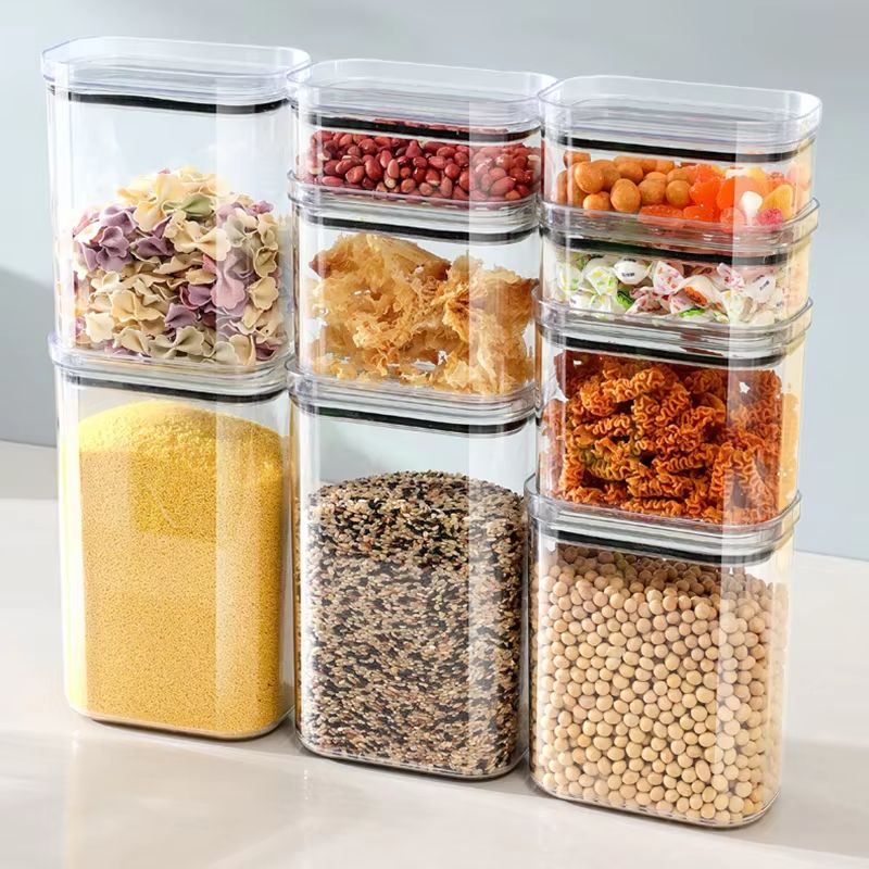 Food Storage In Cabinets - Wadah Penyimpanan Plastik Kedap Udara Untuk