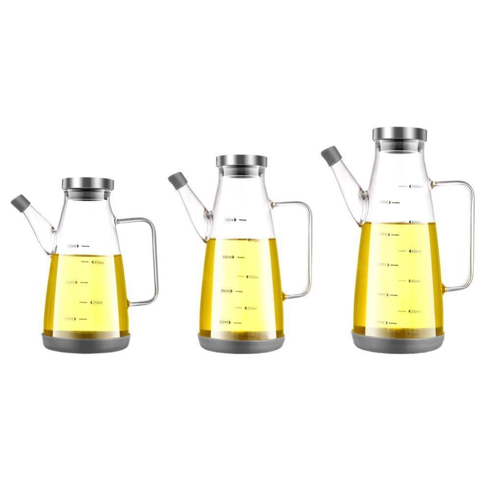 Food Storage Glass Containers Large - Botol Dispenser Minyak Kelas Makanan Anti