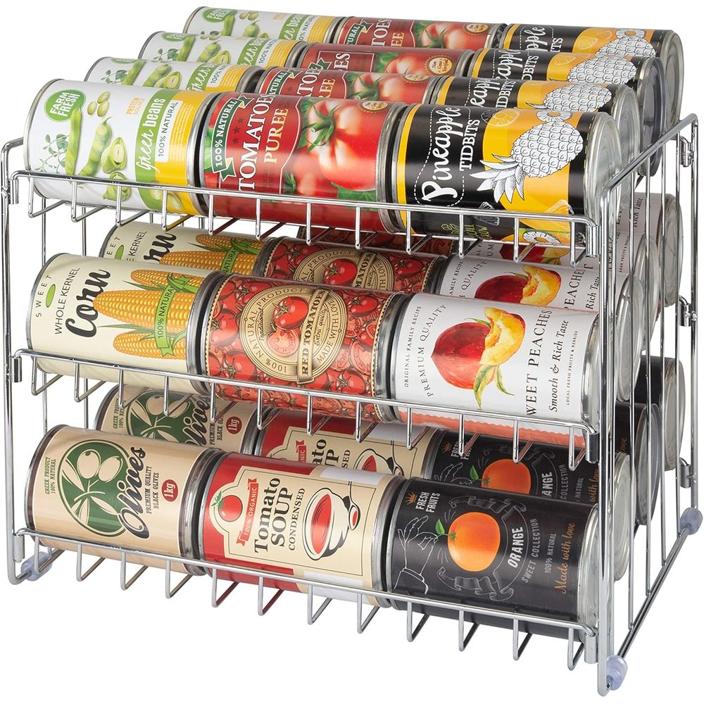 Food Storage In Cabinets - Organizer Kaleng 3 Tingkat | Rak