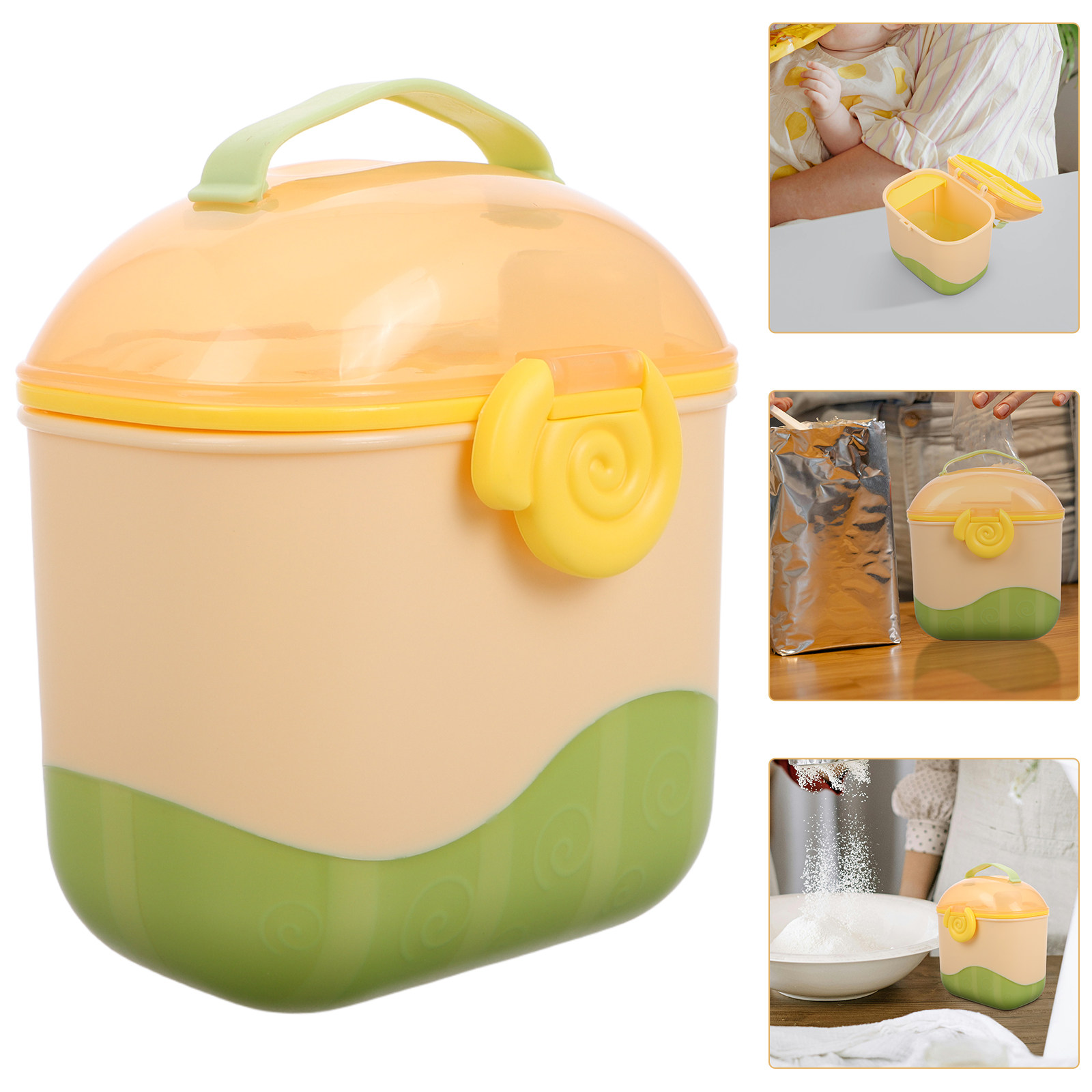 Food Storage Baby - Wadah Penyimpanan Makanan Bayi Multikompartemen Portabel