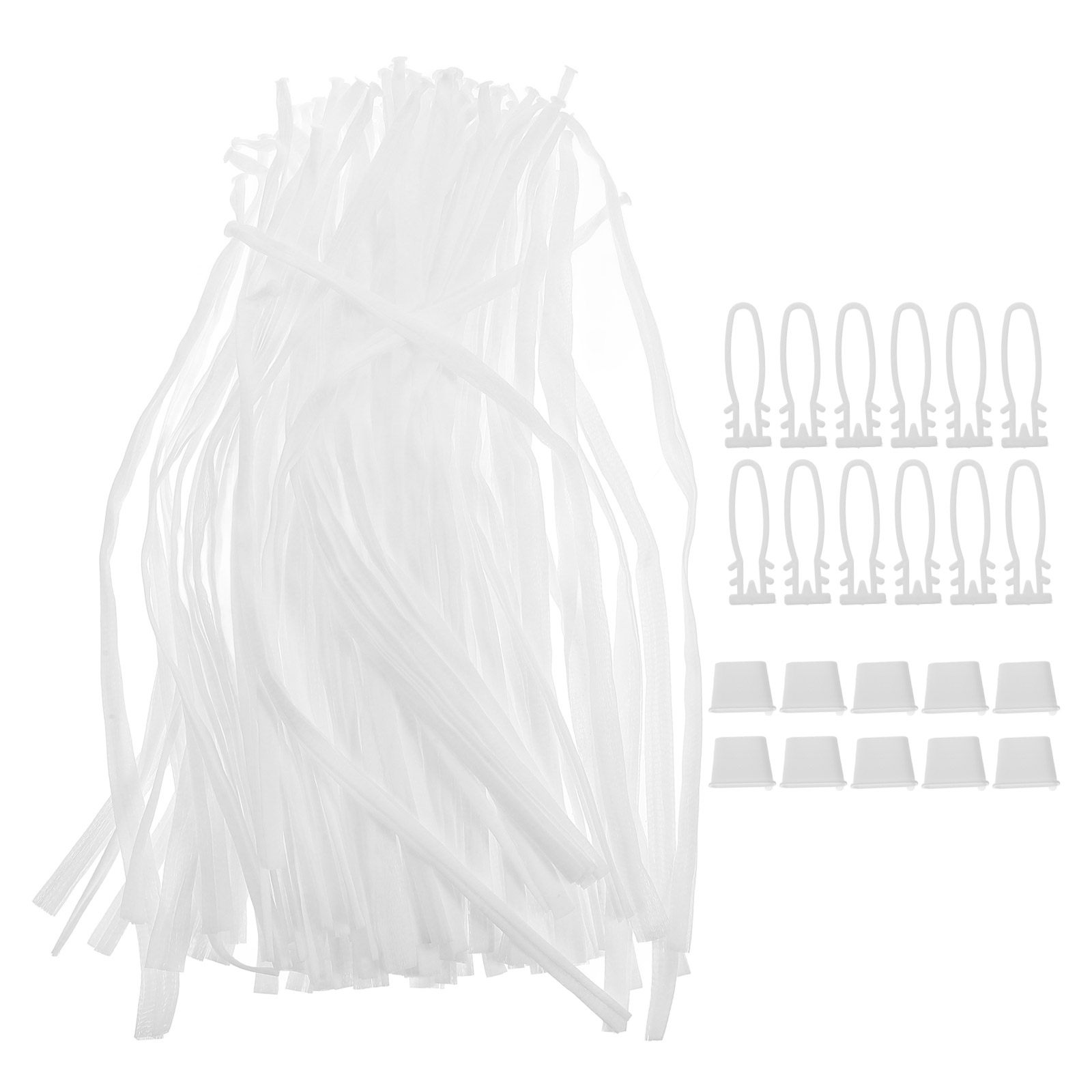 Produce Bag Reusable Mesh - 100 Set Tas Jaring Nilon yang