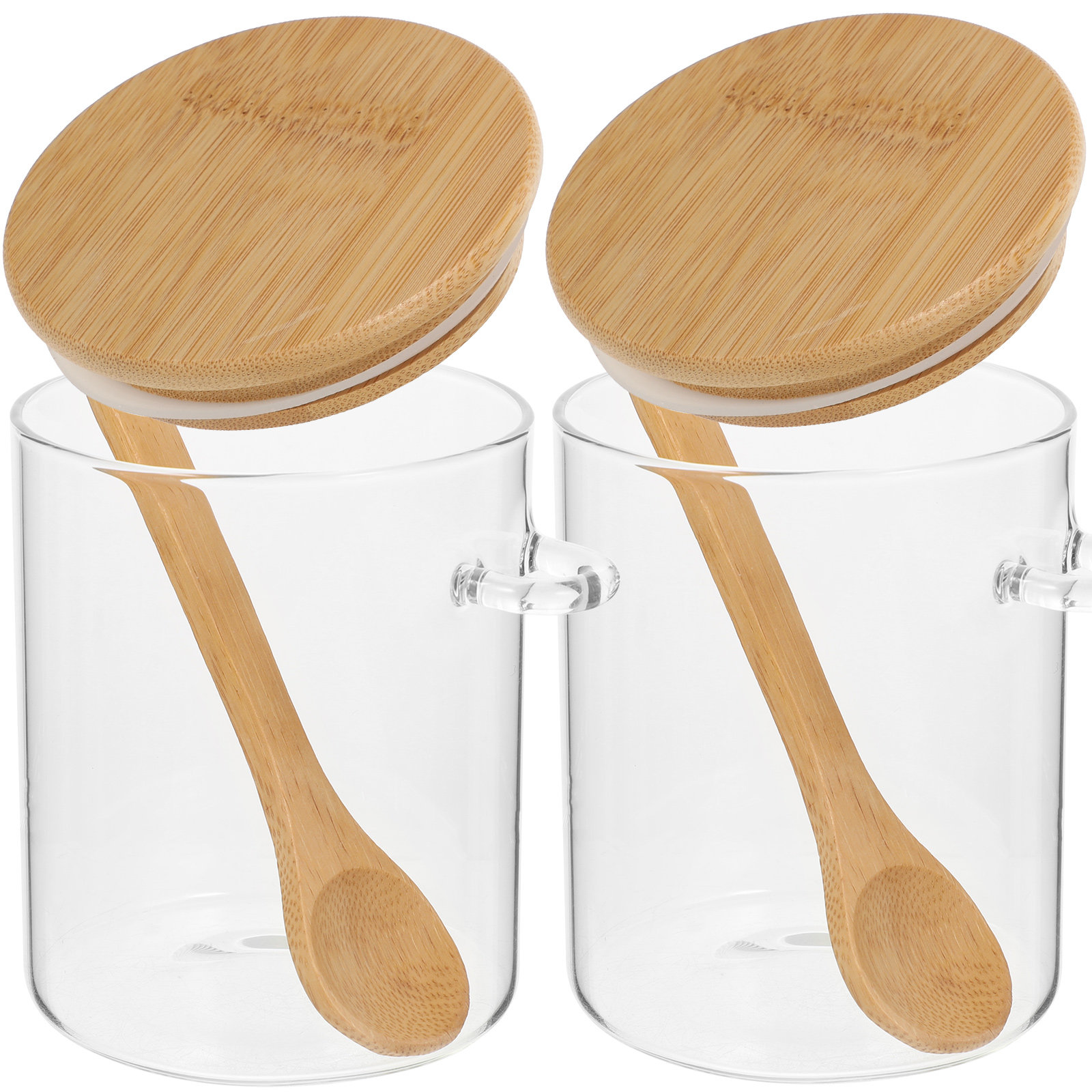 Food Storage Containers Glass - 2 Buah Wadah Penyimpanan Tepung Gula