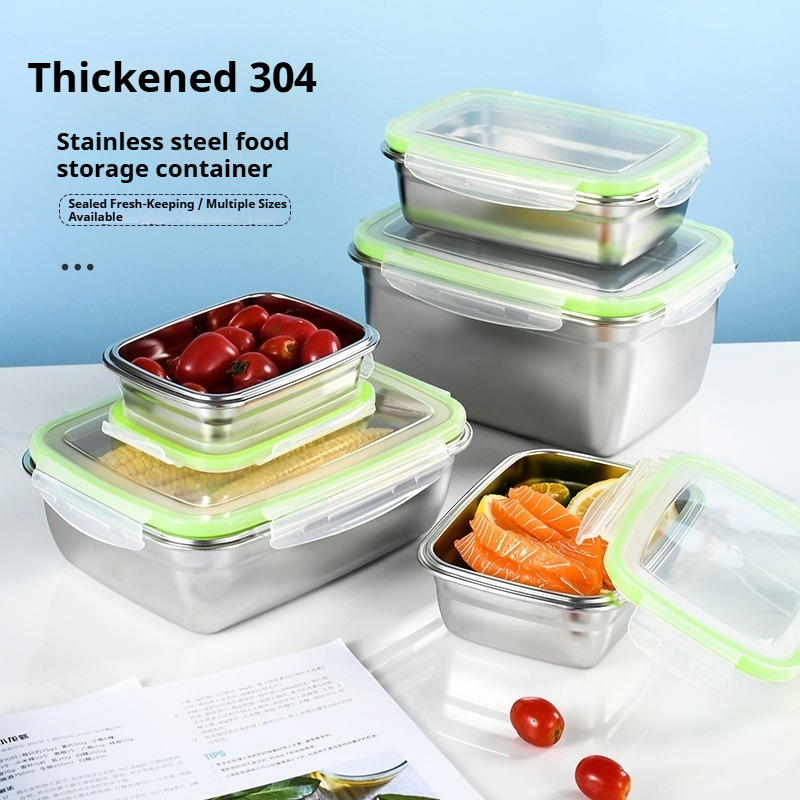Set Food Storage - Set Kotak Makan Siang Stainless Steel