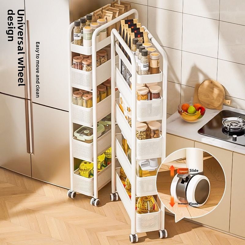 Food Storage In Cabinets - Rak celah dapur baja tahan karat