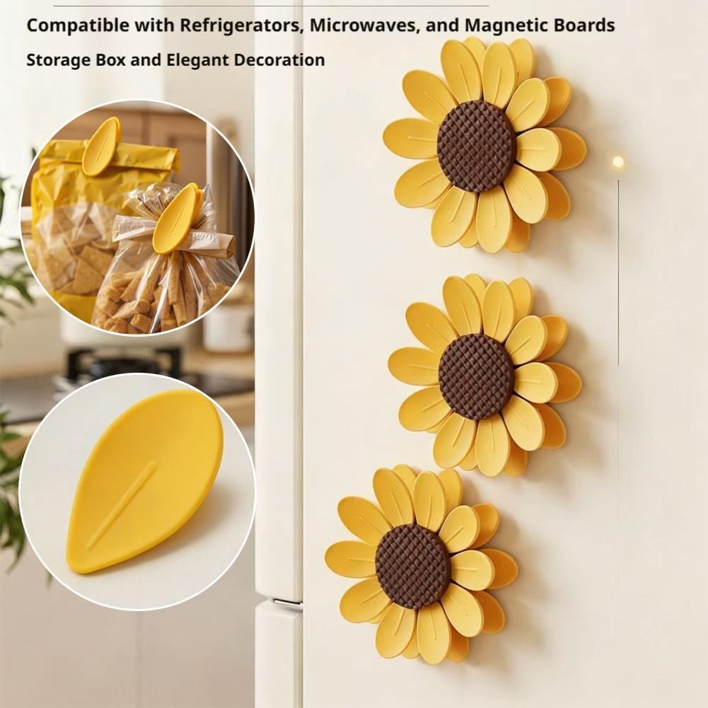 Food Storage Notes - 10 Buah Klip Penyegel Makanan Magnetik