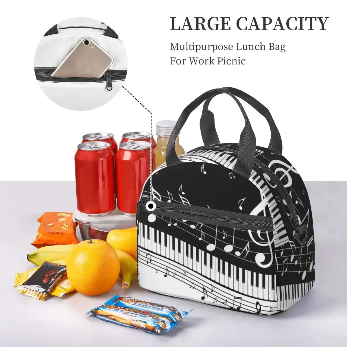 Food Storage Notes - Tas Makan Siang Terisolasi dengan Motif