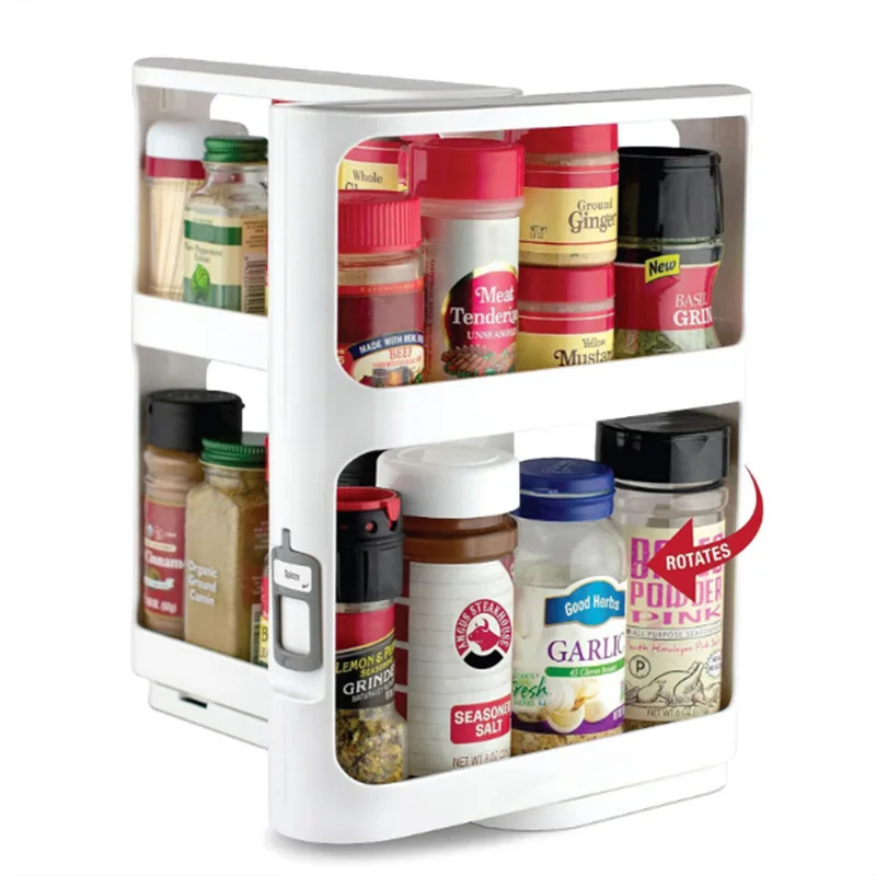 Food Storage In Cabinets - Rak Putar Penyimpanan Multi Lapis, Kabinet