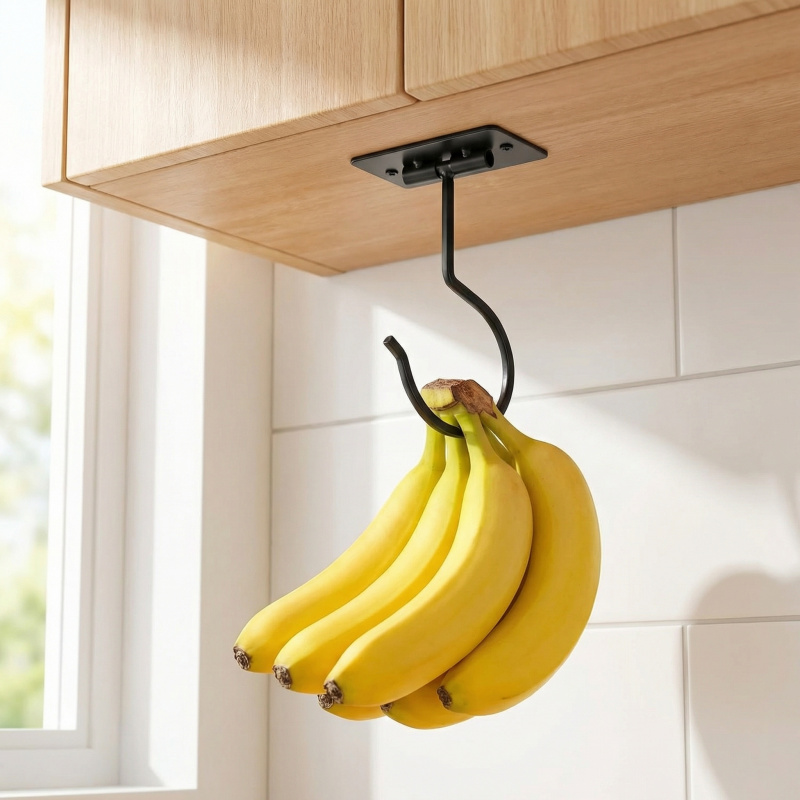 Food Storage In Cabinets - Rak Penyimpanan Lipat Perekat Dinding Model
