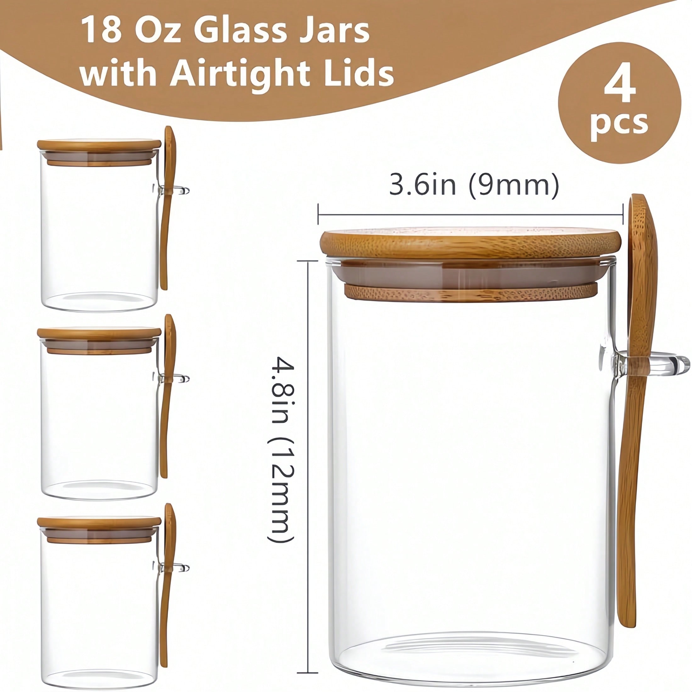 Set Penyimpanan 4-Potong (Term - Food Storage With Glass Lids ulasan dan harga