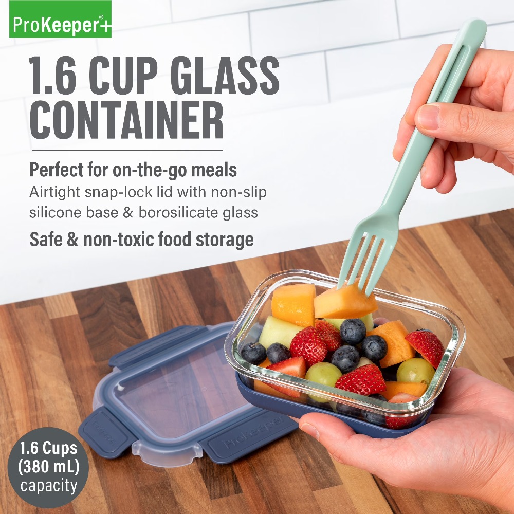 2 Paket Wadah Penyimpanan Maka - Food Storage Containers Glass ulasan dan harga