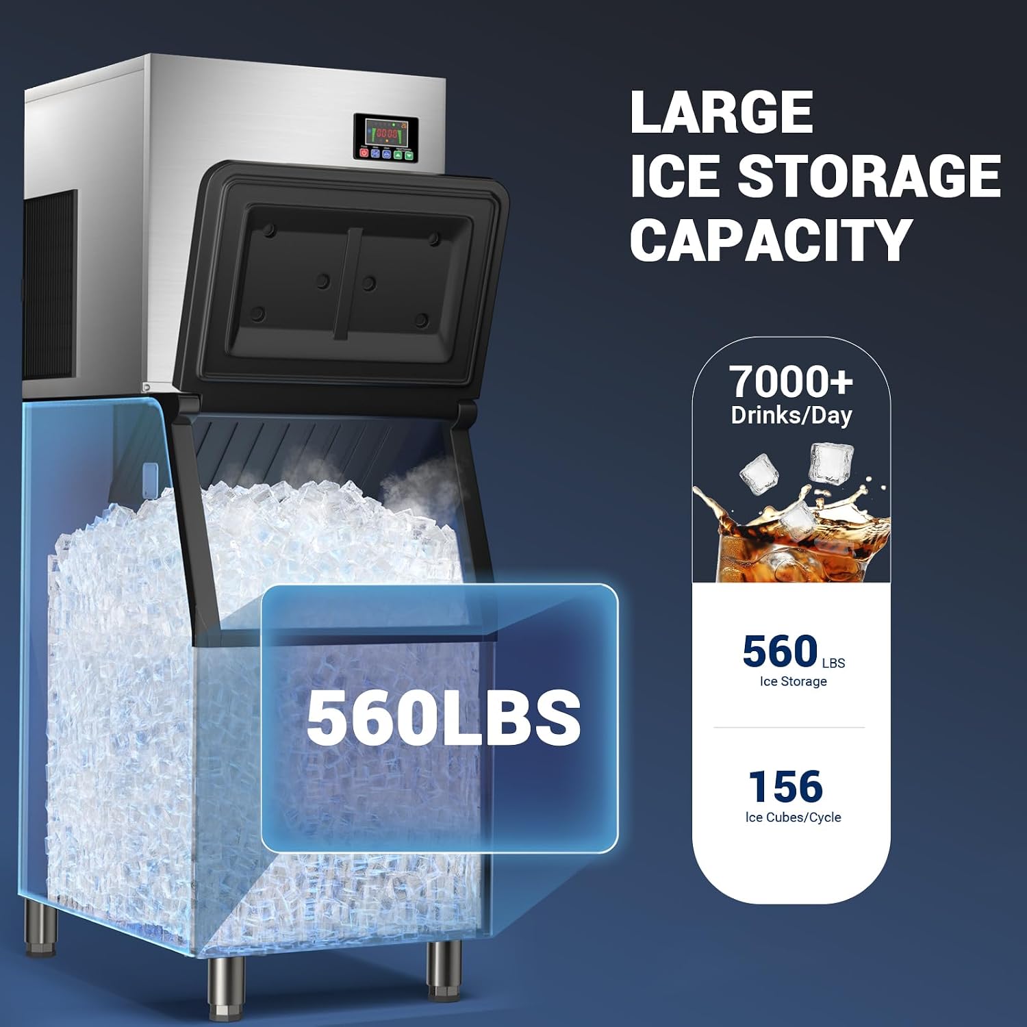 Mesin Pembuat Es Komersial den - Food Storage For Restaurant ulasan dan harga