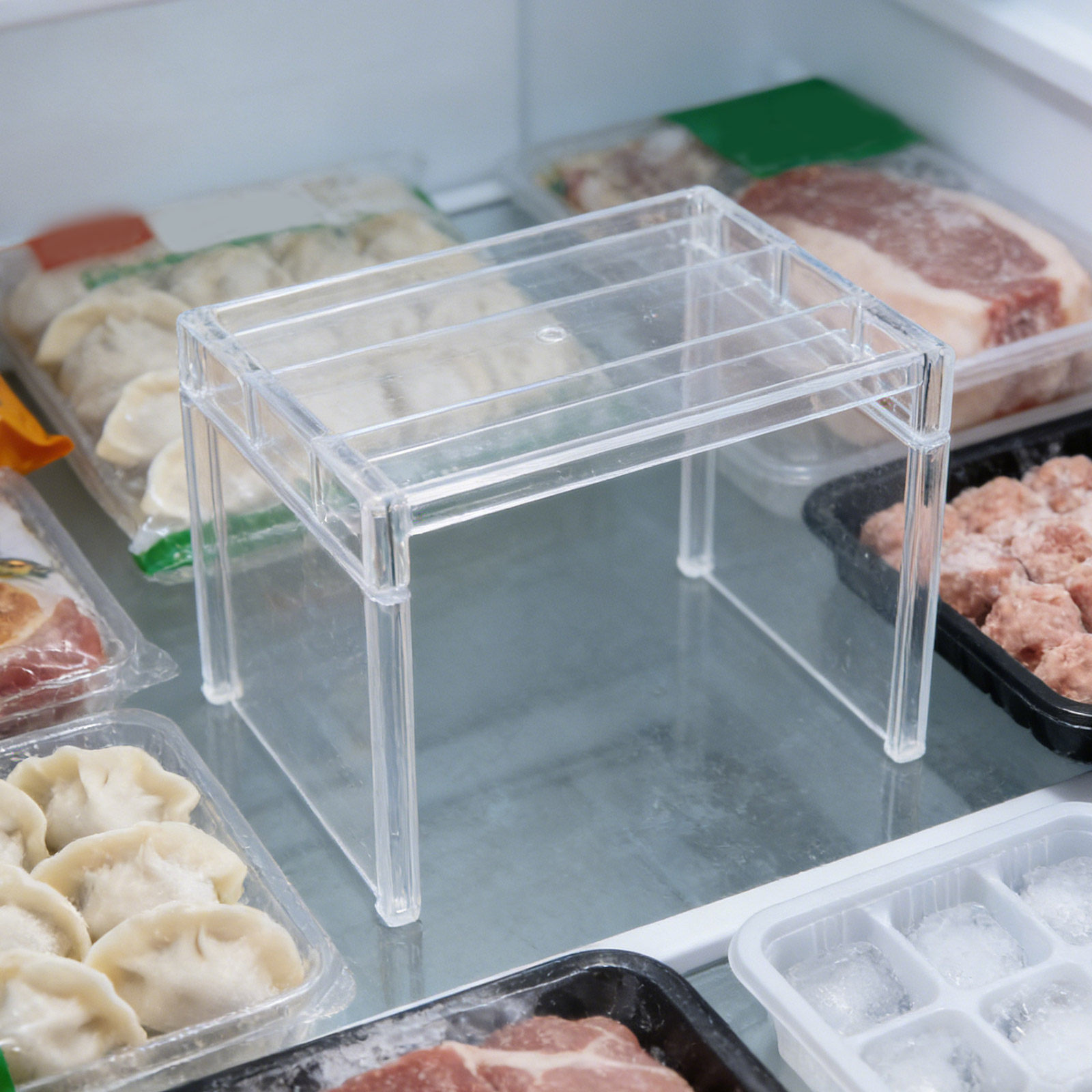 2 Buah Rak Organizer Kulkas, R - Food Storage In Cabinets ulasan dan harga