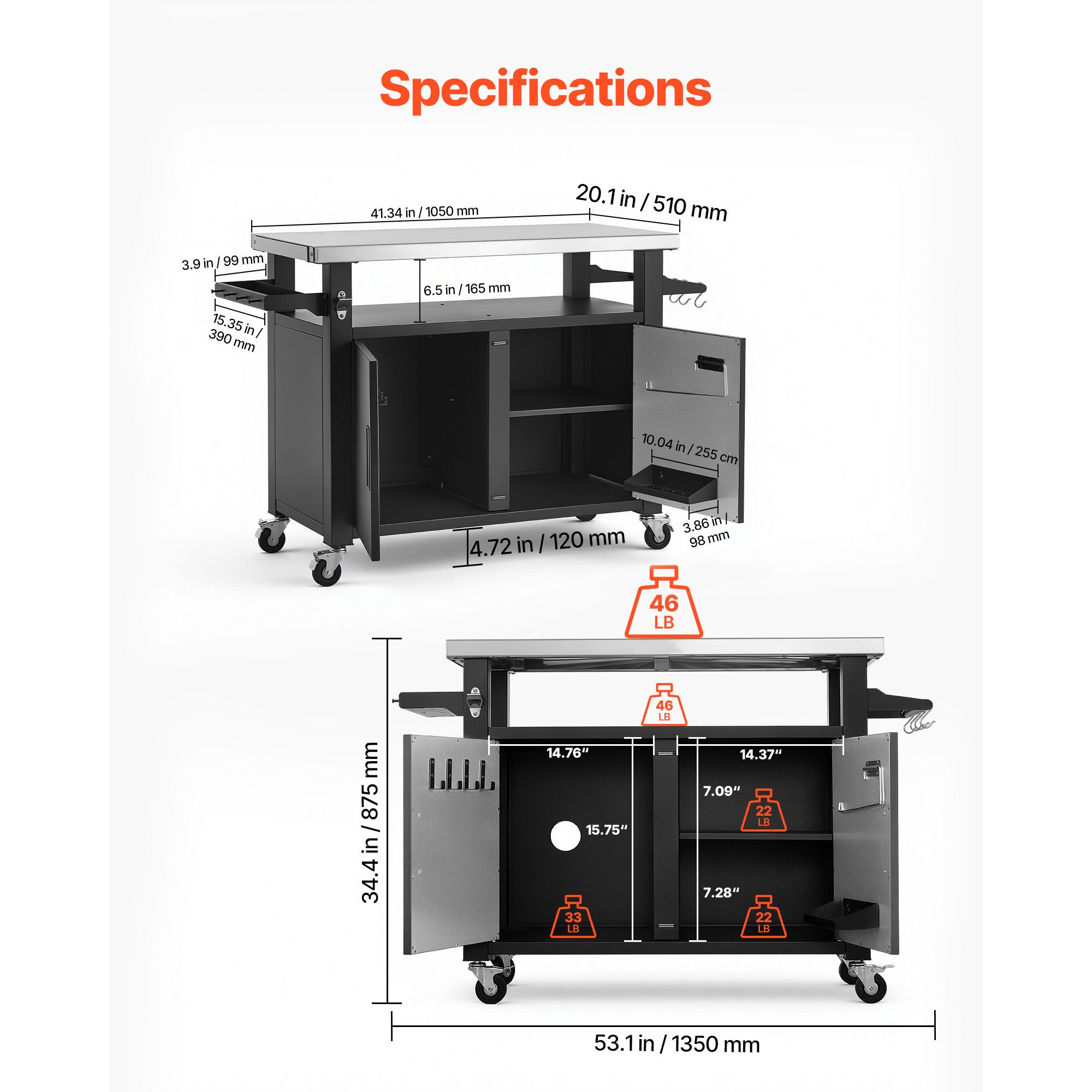 Gerobak Panggangan Luar Ruanga - Food Storage In Cabinets ulasan dan harga