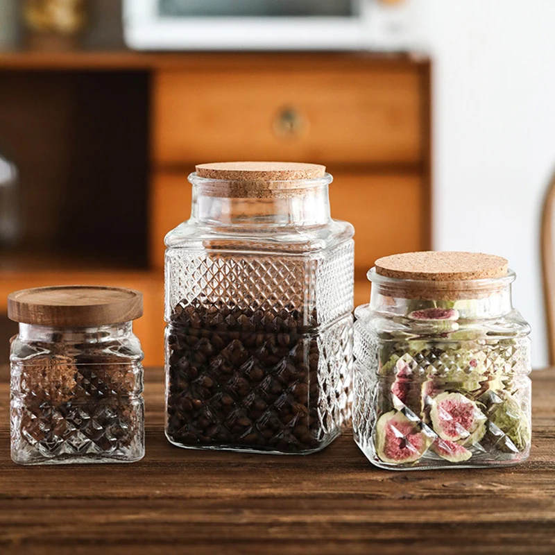 Stoples segel kaca kapasitas b - Food Storage Glass Containers Large ulasan dan harga