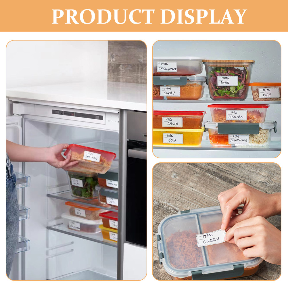 10 Lembar Stiker Label Tahan A - Food Storage Notes ulasan dan harga