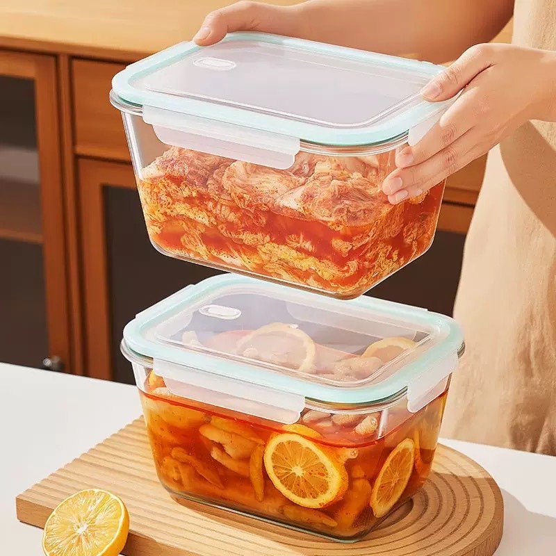 Wadah Penyimpanan Makanan Keda - Food Storage Glass Containers Large ulasan dan harga