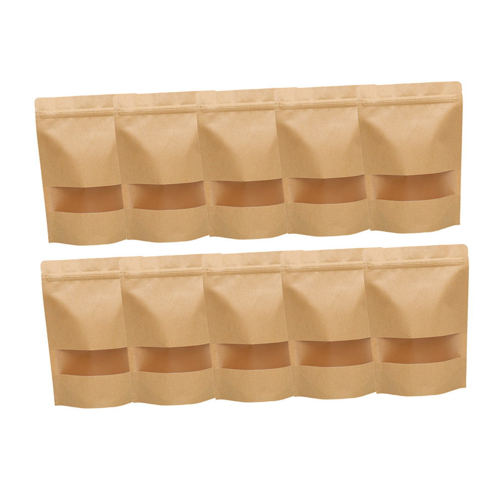 50Pcs Kantong Kertas Kraft Ber - Food Storage Bag ulasan dan harga