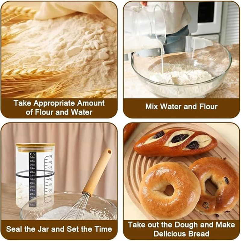 Kit Stoples Starter Sourdough  - Food Storage Containers Glass ulasan dan harga