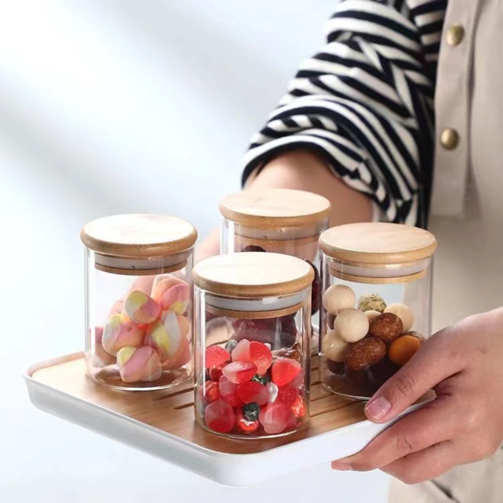 Tangki penyimpanan makanan kac - Food Storage With Glass Lids ulasan dan harga