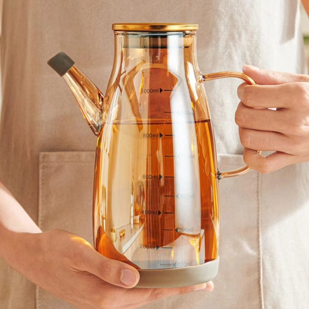 Botol Dispenser Minyak Aman un - Food Storage Glass Containers Large ulasan dan harga