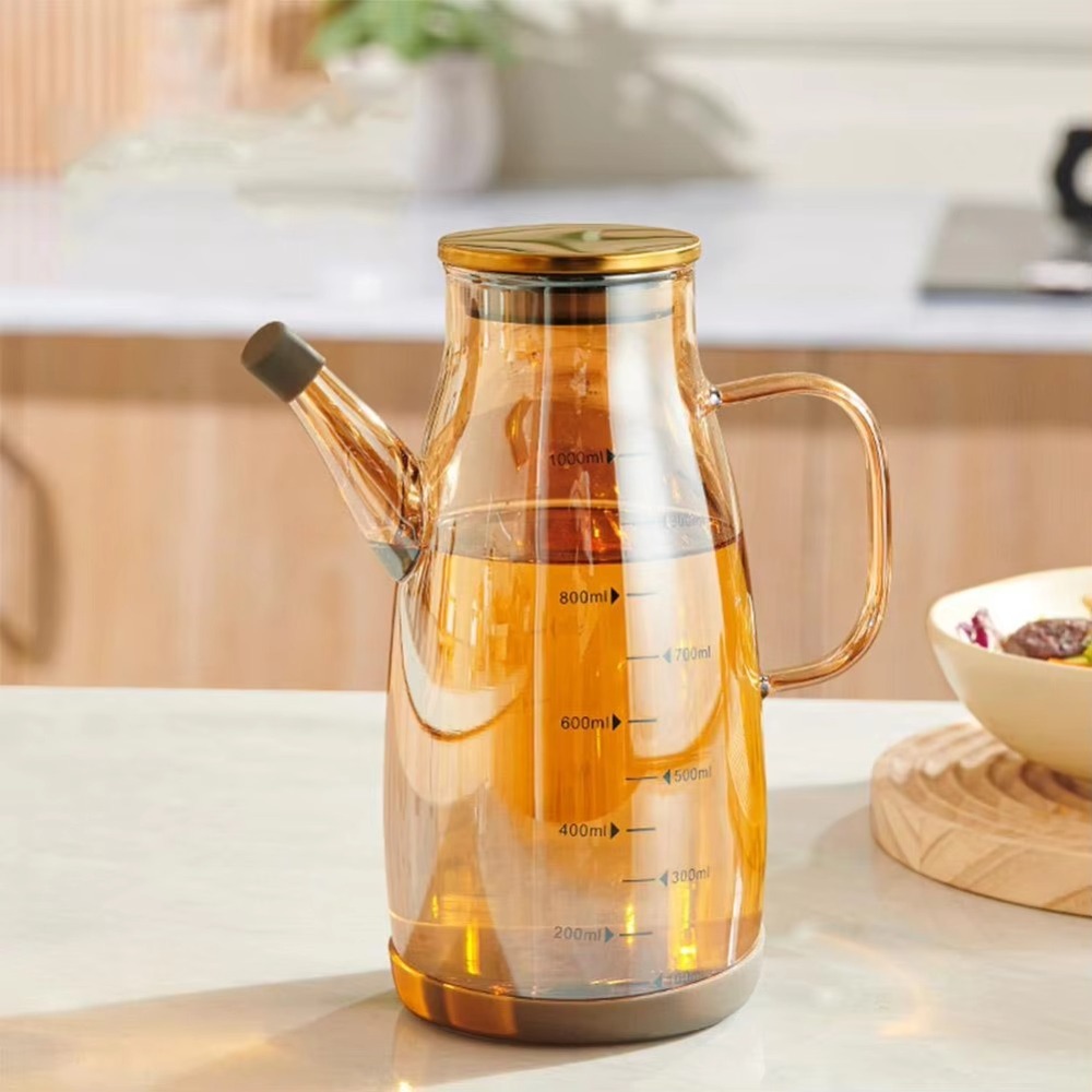 Botol Dispenser Minyak Aman un - Food Storage Glass Containers Large ulasan dan harga