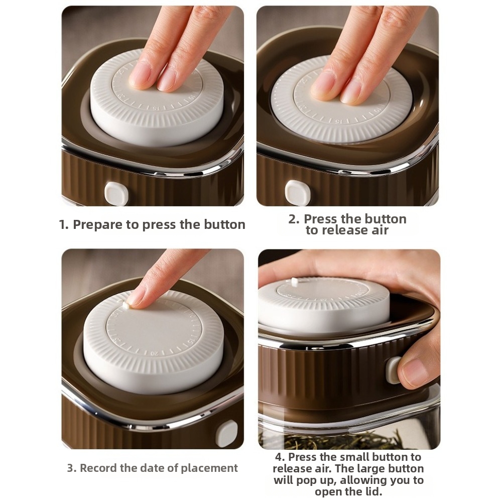 Wadah Biji Kopi Kaca, Kotak Pe - Food Storage Glass Containers Large ulasan dan harga