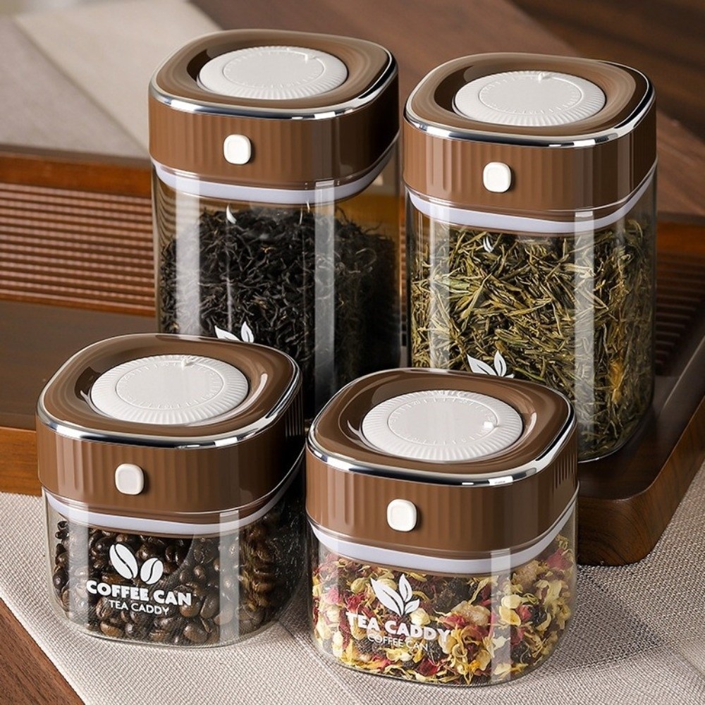 Wadah Biji Kopi Kaca, Kotak Pe - Food Storage Glass Containers Large ulasan dan harga