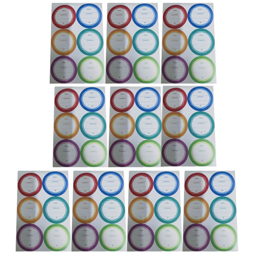 60Pcs Label Tanggal Tahan Air  - Food Storage Notes ulasan dan harga