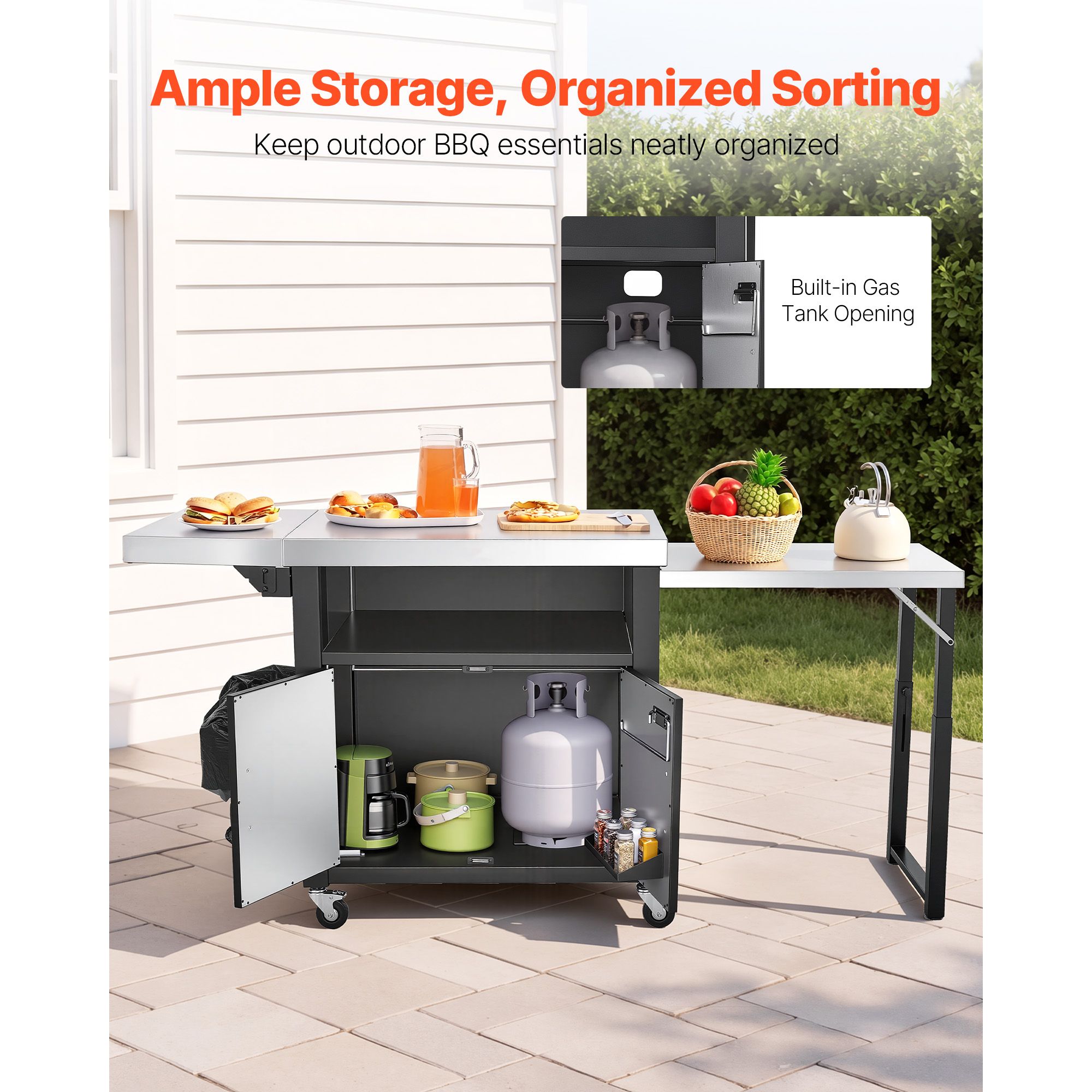 Gerobak Panggangan Luar Ruanga - Food Storage In Cabinets ulasan dan harga