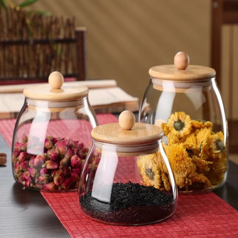 Wadah Kaca Transparan Kedap Ud - Food Storage Glass Containers Large ulasan dan harga