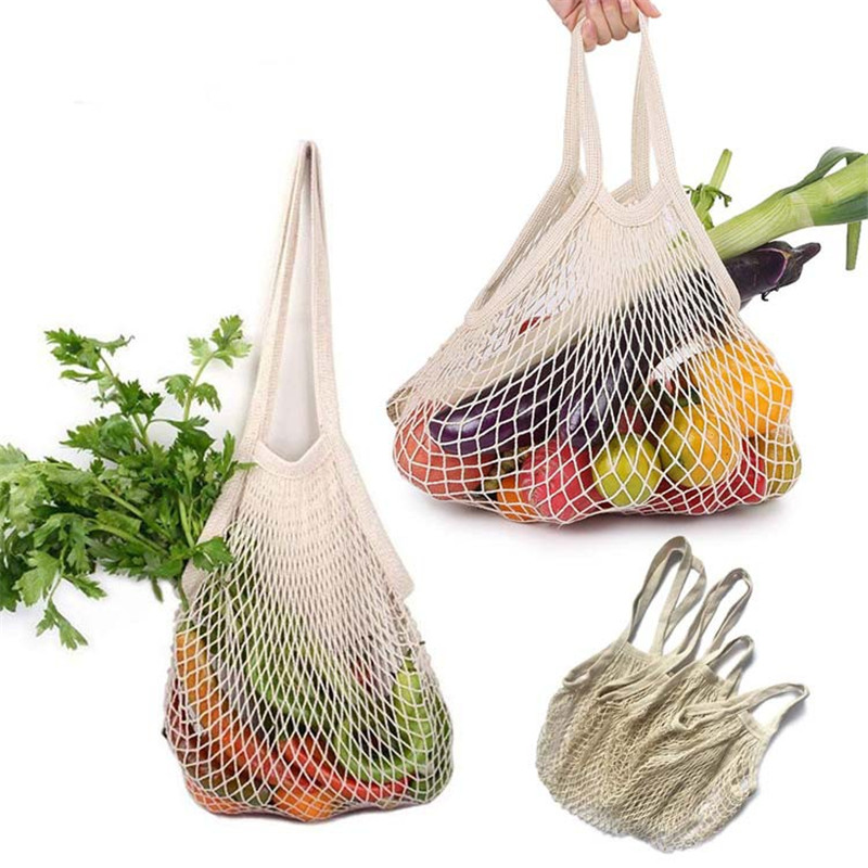Kantong Jaring Katun Reusable  - Produce Bag Reusable Mesh ulasan dan harga