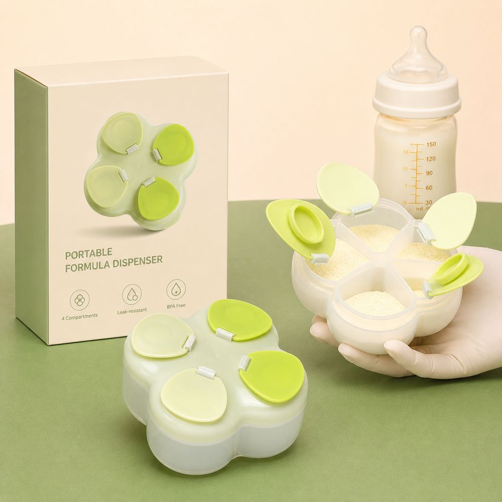 Dispenser Formula Terpartisi 7 - Food Storage Baby ulasan dan harga