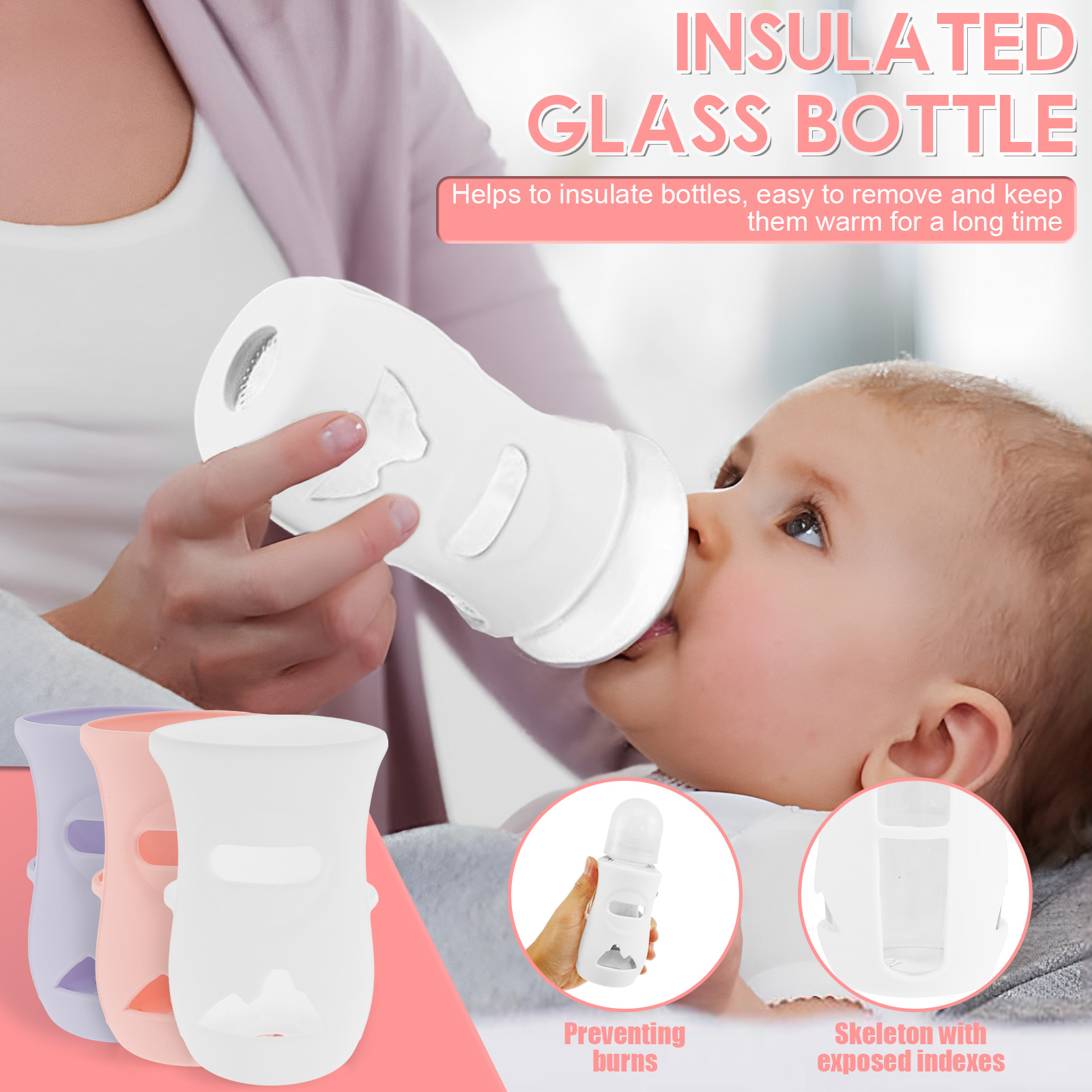 Penutup botol silikon lengan b - Food Storage Baby ulasan dan harga