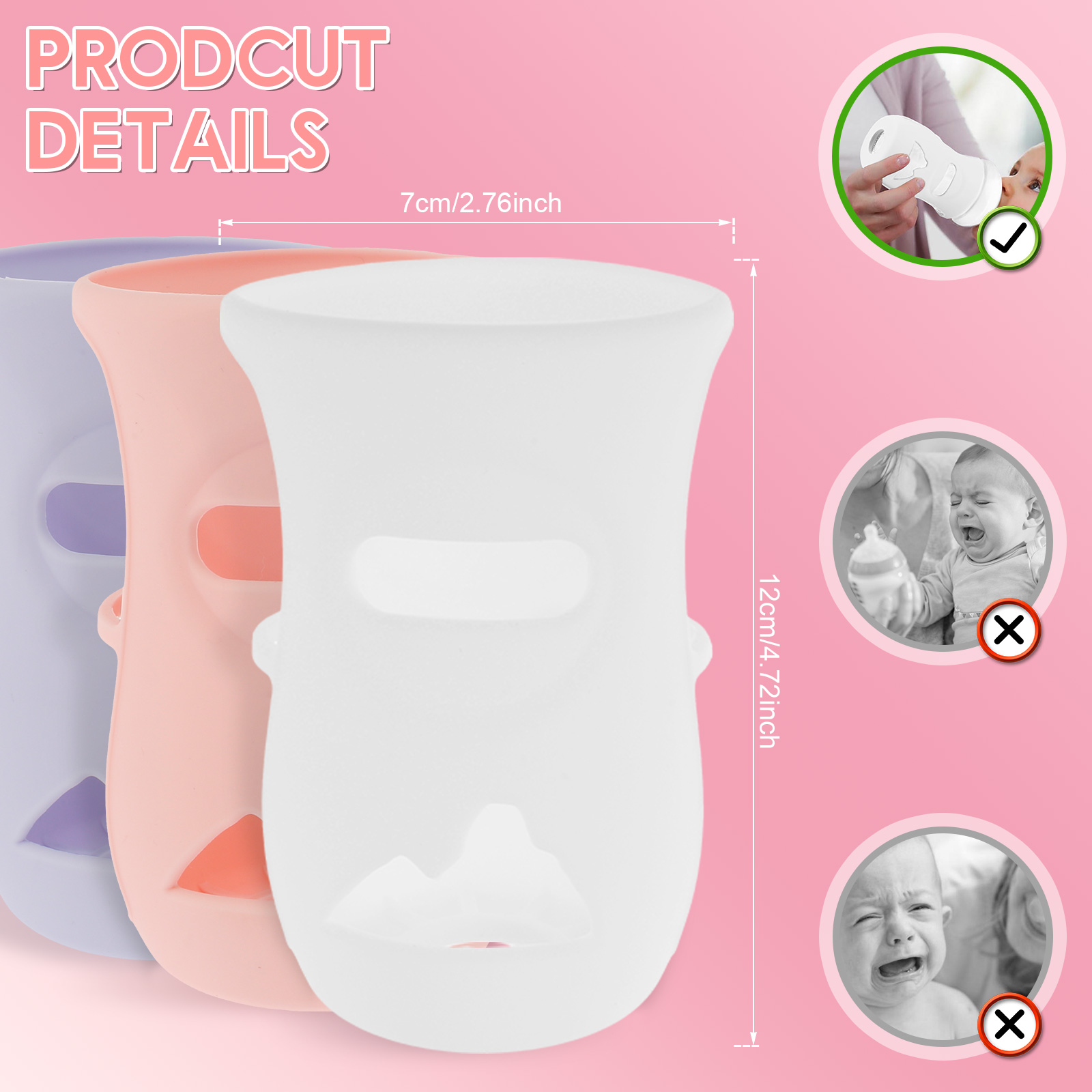 Penutup botol silikon lengan b - Food Storage Baby ulasan dan harga