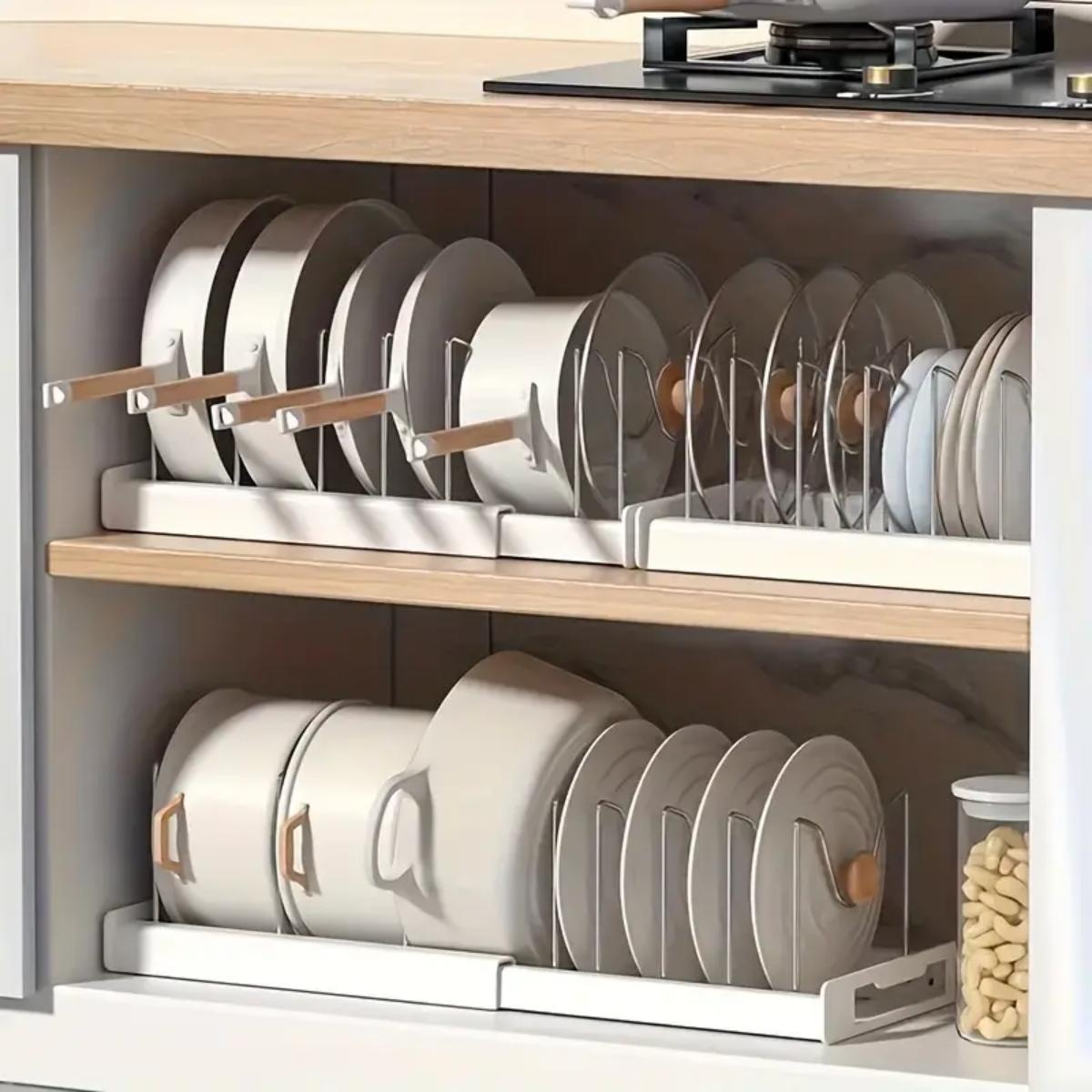 Organizer Panci dan Wajan Dapu - Food Storage In Cabinets ulasan dan harga