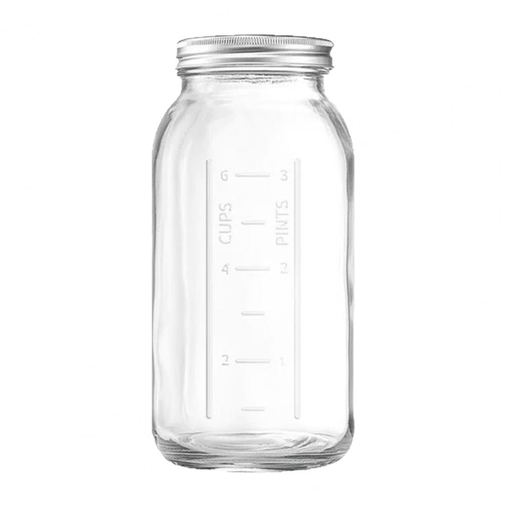 Stoples Kaca Mason Mulut Lebar - Food Storage Glass Containers Large ulasan dan harga