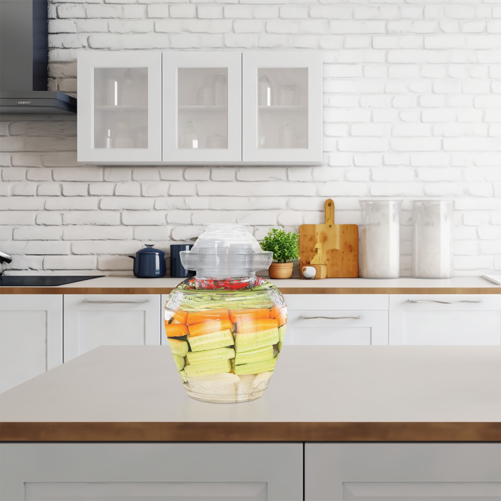 Stoples Kaca Kapasitas Besar u - Food Storage Glass Containers Large ulasan dan harga