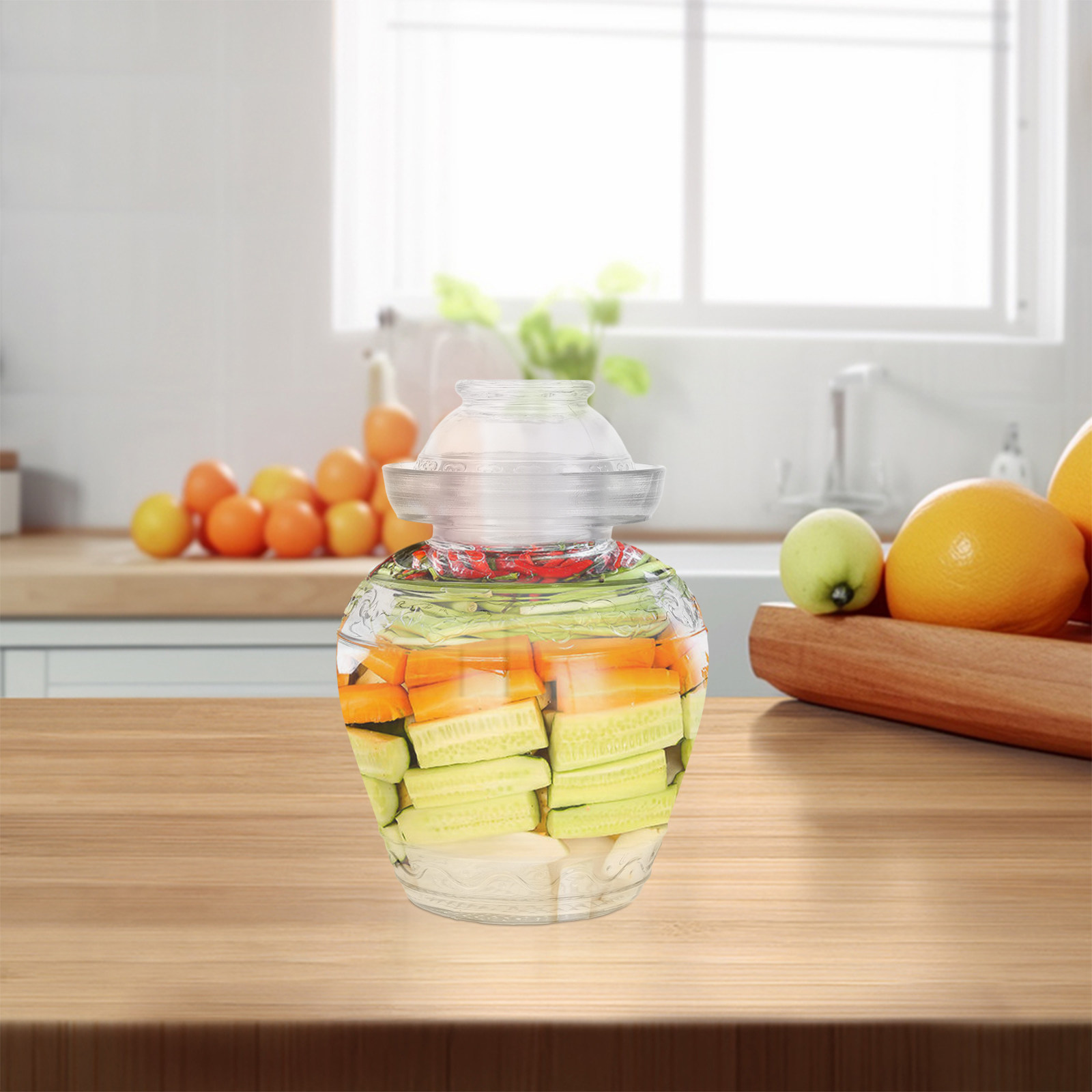 Stoples Kaca Kapasitas Besar u - Food Storage Glass Containers Large ulasan dan harga
