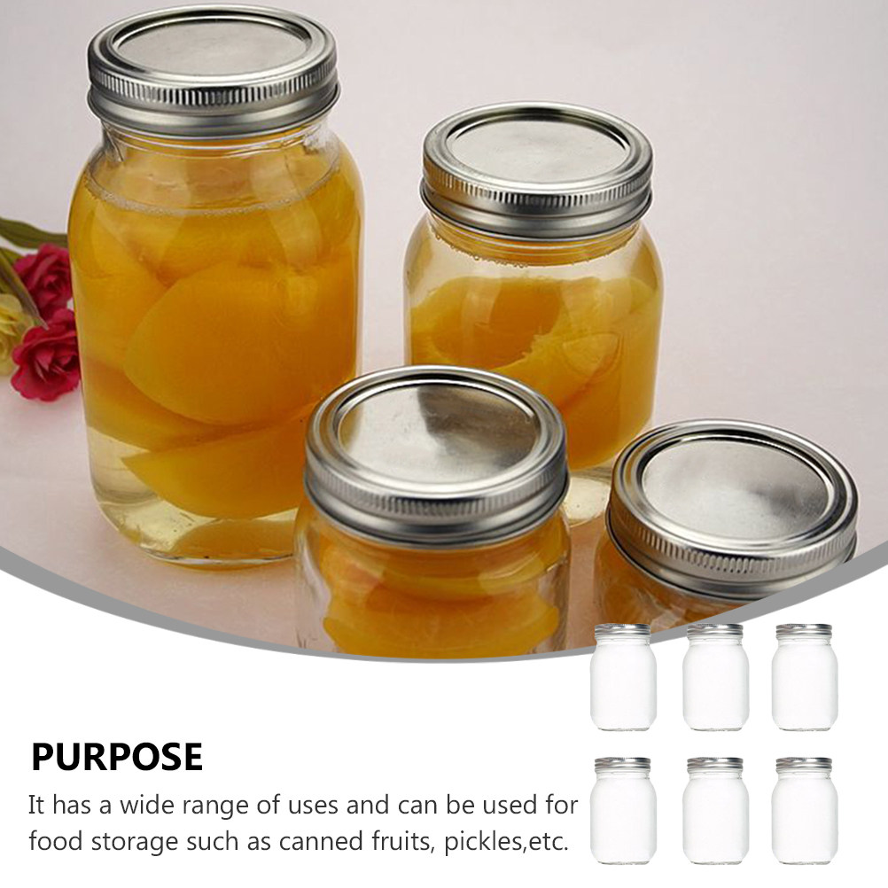 6 Buah Stoples Kaca Bulat Tran - Food Storage Glass ulasan dan harga