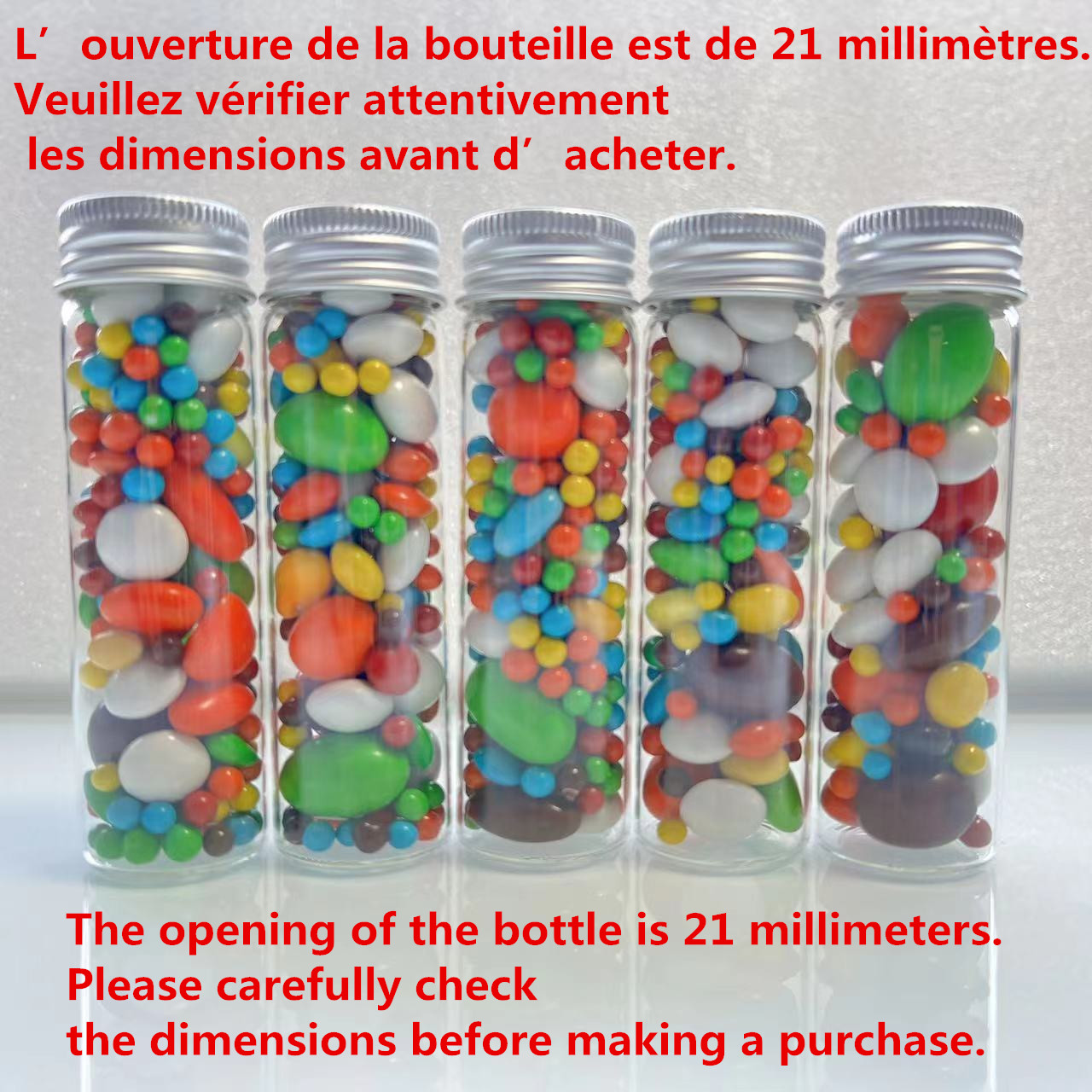 12/21 PCS Botol Kaca Kedap Uda - Food Storage Notes ulasan dan harga
