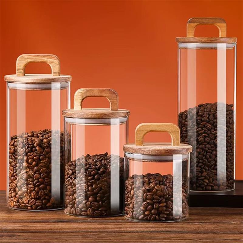 Stoples kaca bening dengan tut - Food Storage With Glass Lids ulasan dan harga