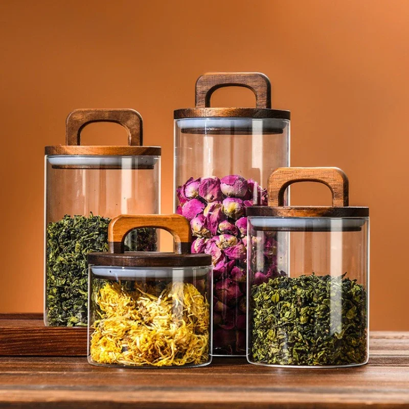Stoples kaca bening dengan tut - Food Storage With Glass Lids ulasan dan harga