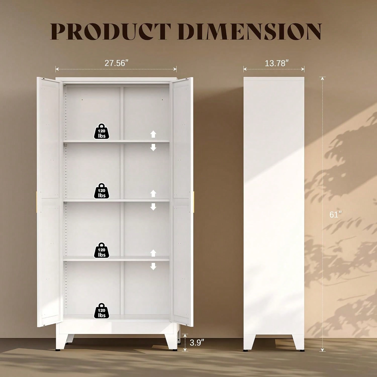 Lemari Pantry Logam Tinggi 61  - Food Storage In Cabinets ulasan dan harga