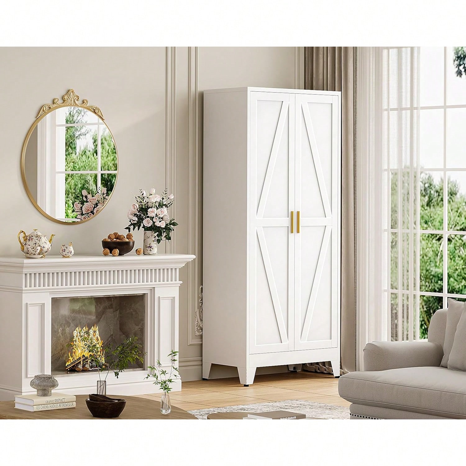 Lemari Pantry Logam Tinggi 61  - Food Storage In Cabinets ulasan dan harga