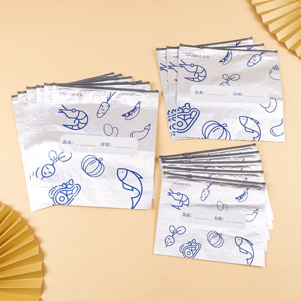 10 Buah/Tas Kantong Makanan Al - Food Storage Bag ulasan dan harga