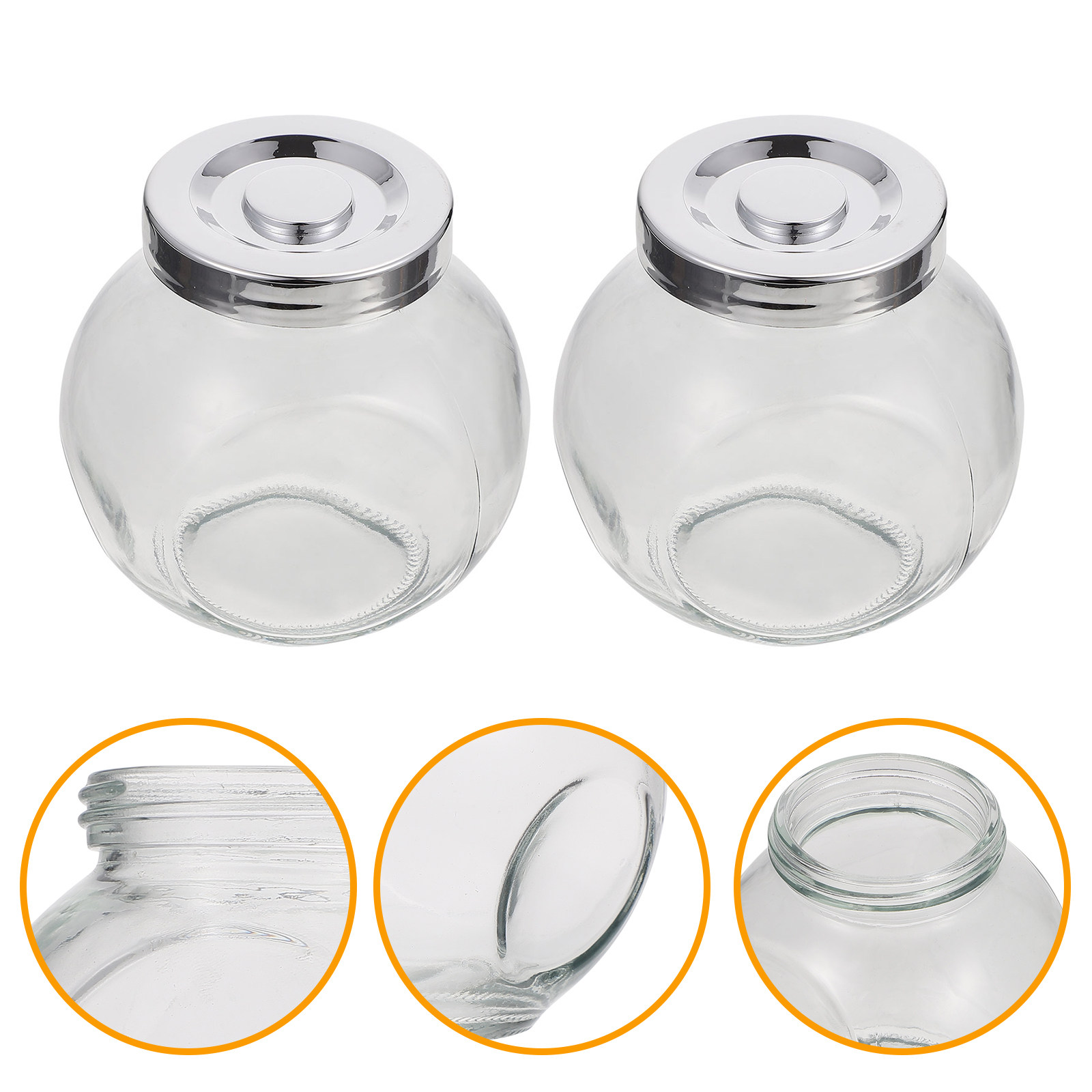 2 Buah Botol Penyimpanan Selai - Food Storage Glass ulasan dan harga