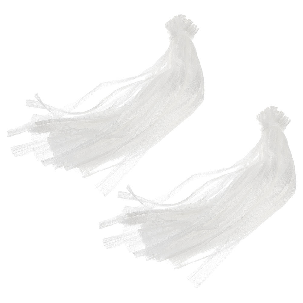 100Pcs Kantong Jaring Putih ya - Produce Bag Reusable Mesh ulasan dan harga