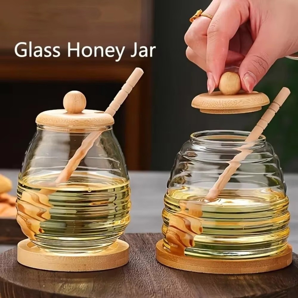 Wadah Penyimpanan Madu Kaca Tr - Food Storage Glass Containers Large ulasan dan harga