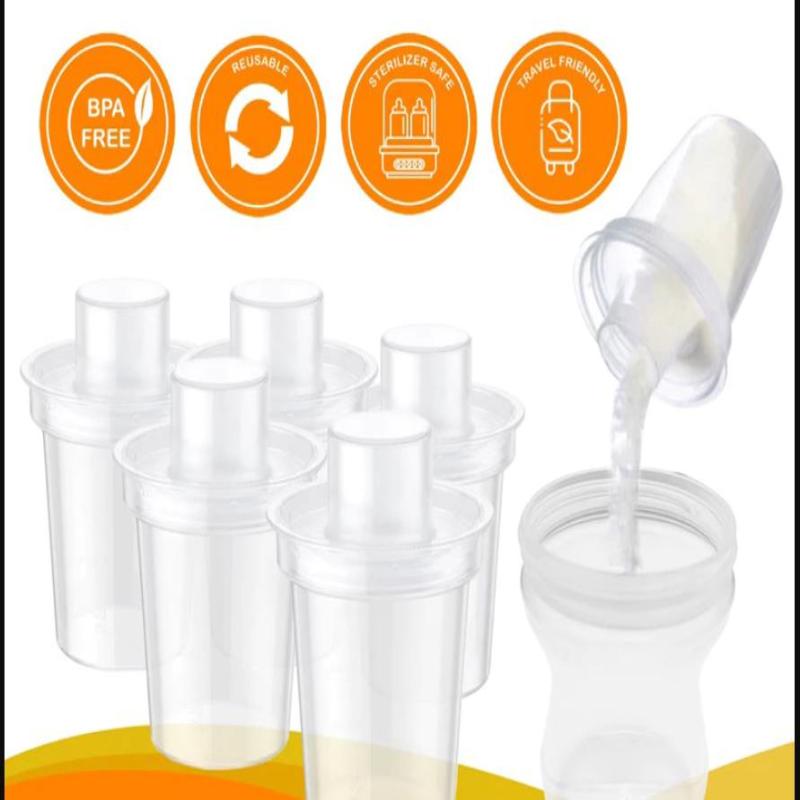 6PPC 80ML Dispenser Susu Bubuk - Food Storage Baby ulasan dan harga