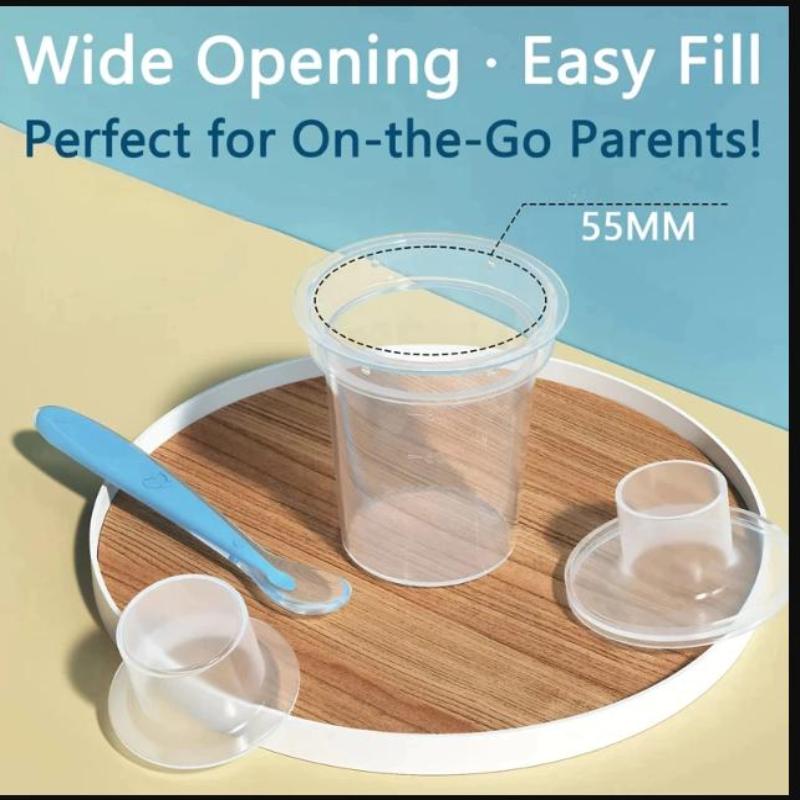 6PPC 80ML Dispenser Susu Bubuk - Food Storage Baby ulasan dan harga